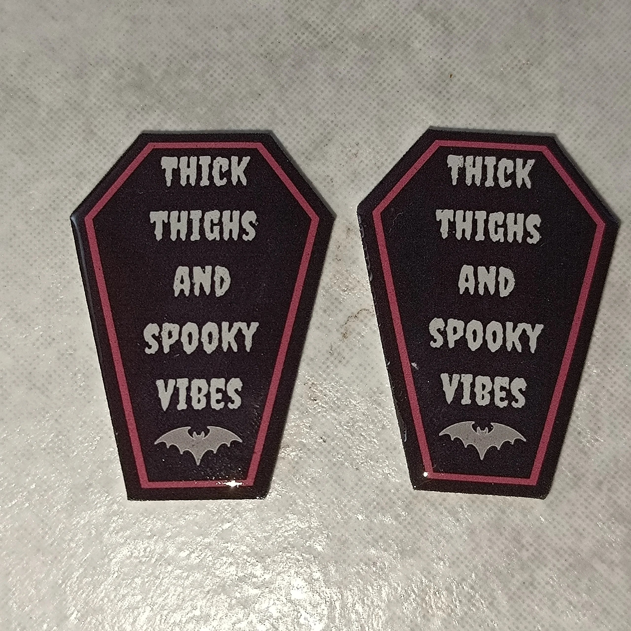 Coffin Thick Thighs Spooky Vibes