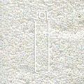11/0 Miyuki Delica White Pearl AB