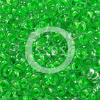TOHO TD-8-805  - 8/0  Neon Green Lined Crystal Demi Beads, 5 gm