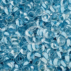 TOHO TD-8-976 - 8/0  Light Aqua Lined Crystal Demi Beads, 5 gm