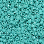 TOHO TR-08-55  8/0 Opaque Turquoise Seed Beads, 5 or 10 gm