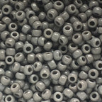 TOHO TR-08-53D  8/0 Opaque Gray Seed Beads, 5 or 10 gm