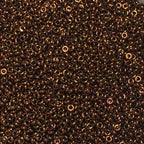 TOHO TD-11-501  11/0 Higher Metallic Cinnamon Bronze Demi Beads, 5 or 10 gm