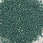 Miyuki 15-4215   15/0 Duracoat Galvanized Seafoam Green Seed Beads - 1, 2 or 5 gm