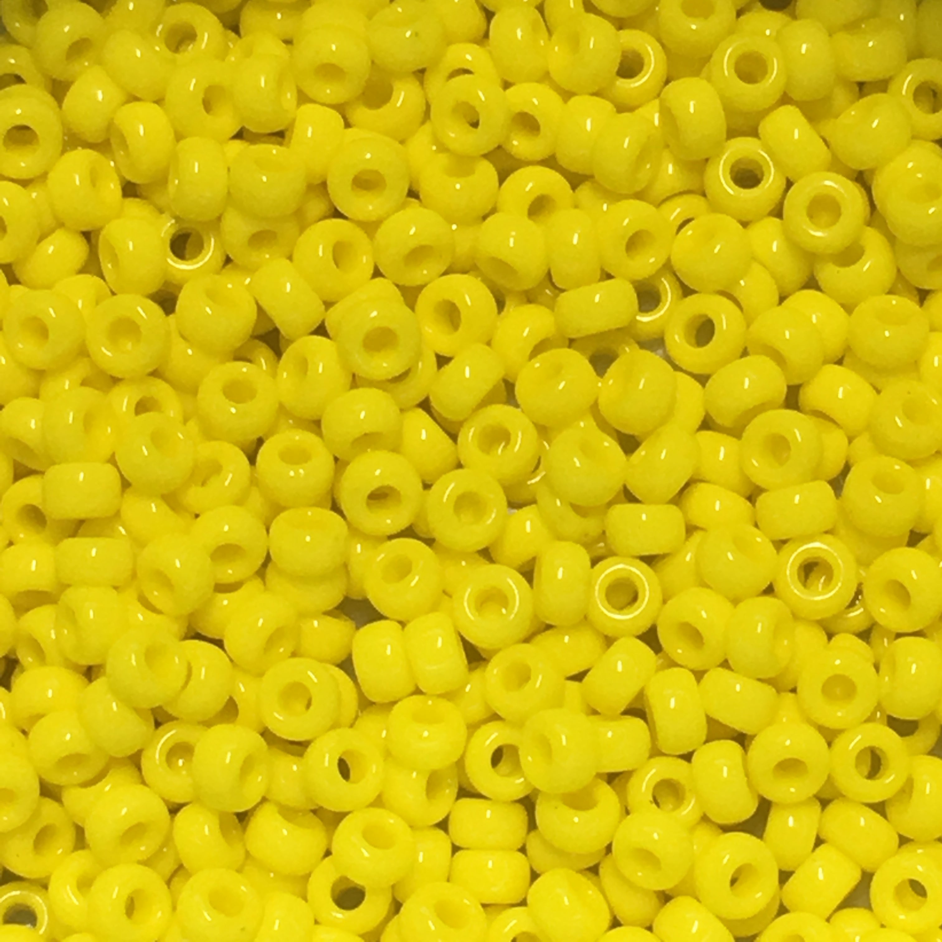 Miyuki 11-404   11/0 Opaque Yellow Seed Beads - 5 or 10 gm