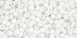 11/0 TOHO Seed Opaque White