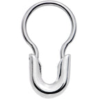 16G 5/16 Safety Pin Stainless Steel Septum Ring
