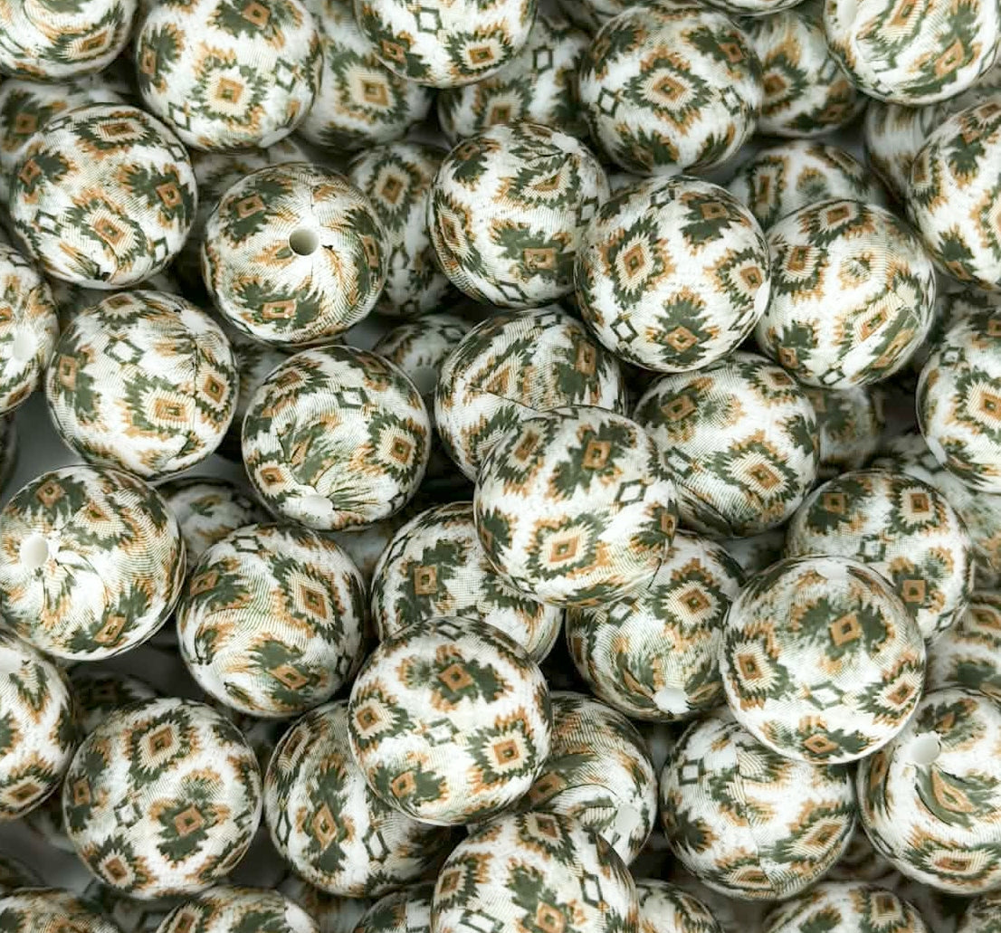 P717 WESTERN AZTEC 15MM PRINT (10ct)