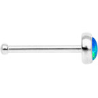 Blue 3mm Synthetic Opal Press Fit Nose Bone