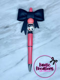 PRE-MADE BEADED PEN - JUMBO BOW BP2 (1ct)
