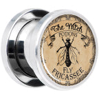 Witches Brew Fly Fricassee Halloween Plug Set  0G to 20mm