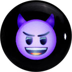 2G Licensed Purple Devil emoji Acrylic Double Flare Plug Set