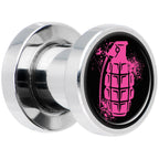 Pink Grenade Steel Screw Fit Plug Set 2G