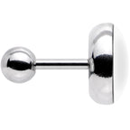 16G 1/4 Black White Leopard Eyes Tragus Cartilage Earring
