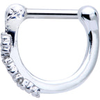 16G 1/4 Daisy Chain Flower Hinged Cartilage Clicker