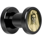 Undead Bride and Groom Halloween Black Anodized Plug Set 4G