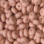 14MM ABACUS BEAD DUSTY ROSE #74 (10ct)