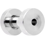 8G Stainless Steel Screw Fit Tunnel Plug Set