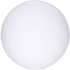 1/2 White Acrylic Saddle Plug Set
