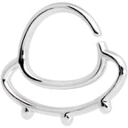 16G 3/8" Outer Space UFO Septum Ring
