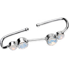 Aurora Gem Illusion Non Pierced Industrial Barbell
