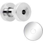 8G Stainless Steel Screw Fit Tunnel Plug Set
