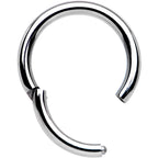 14G 3/8 Solid G23 Implant Grade Titanium Hinged Segment Ring