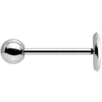 Red Black Plaid Polar Bear Barbell Tongue Ring